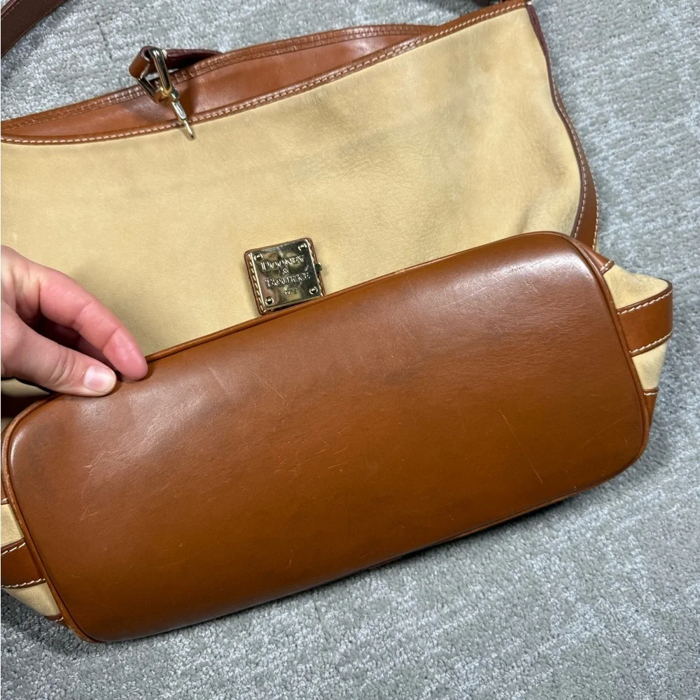 Dooney & Bourke 1975 Leather Suede Shoulder Purse Bag
